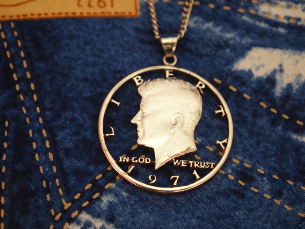 コインカットペンダント アメリカ５０㌣