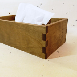 木組みのティッシュボックス 3枚目の画像