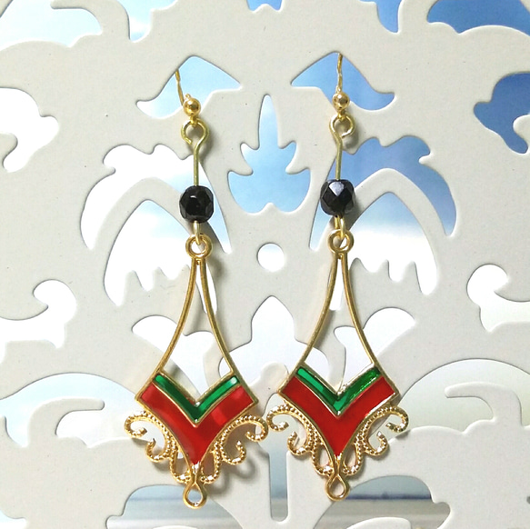 Arabian earrings  ノンホールピアス 4枚目の画像