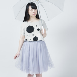 白い傘と黒い傘【ladies’】L(oatmeal) 2枚目の画像