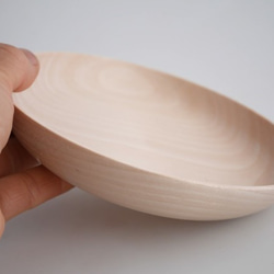 《木地》《受注製作》木の皿手作りキット（樺材） 4枚目の画像