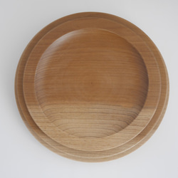 《現品限り》朴の木製皿3枚組 2枚目の画像