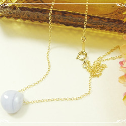 N84*宝石質ブルーレースAAA☆ネックレス ネックレス・ペンダント