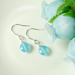 シーブルーカルセドニー ピアス のおすすめ人気通販 検索結果｜Creema