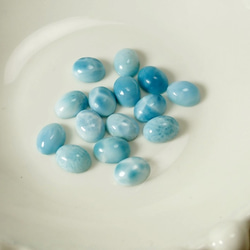 [特價] * R17 *稀有寶石/珠寶Larimar AAA（多米尼加）★戒指 第7張的照片