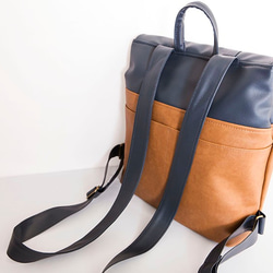 CLM Travel Backpack-Cocoa Taiwan Handmade。 4枚目の画像