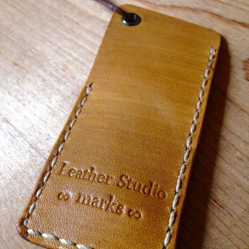 レザー絆創膏ケース*＊キャメル(送料込) その他ケース marks 通販  