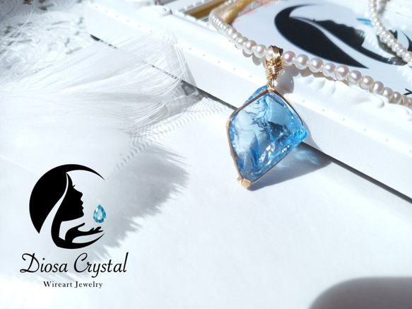 レムリアの記憶・・・✦アンダラクリスタル／サファイアブルー✦女神