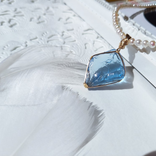 レムリアの記憶・・・✦アンダラクリスタル／サファイアブルー✦女神