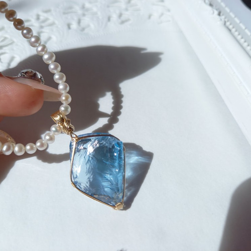 レムリアの記憶・・・✦アンダラクリスタル／サファイアブルー✦女神