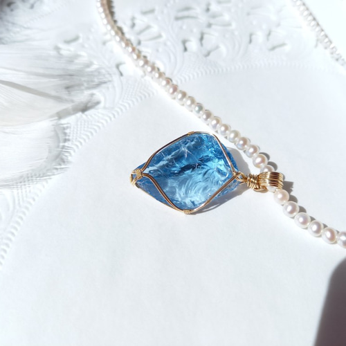 レムリアの記憶・・・✦アンダラクリスタル／サファイアブルー✦女神