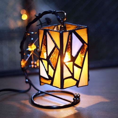 ☆ステンドグラス ランプ☆ ステンドグラスランプ【川島政則ステンドグラス工房】