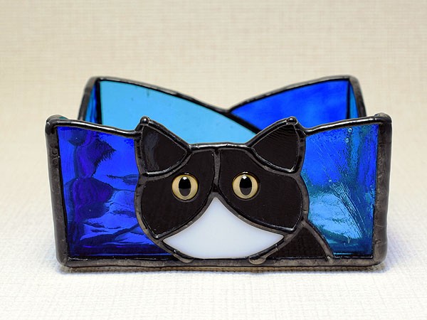 ステンドグラス・猫ポケットティッシュケース(Ｂタイプ) 619 4,518円