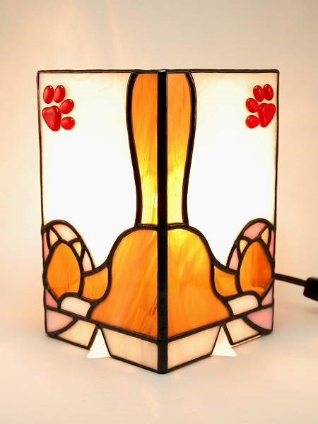 ラブラブにゃんこの和風ランプ 460