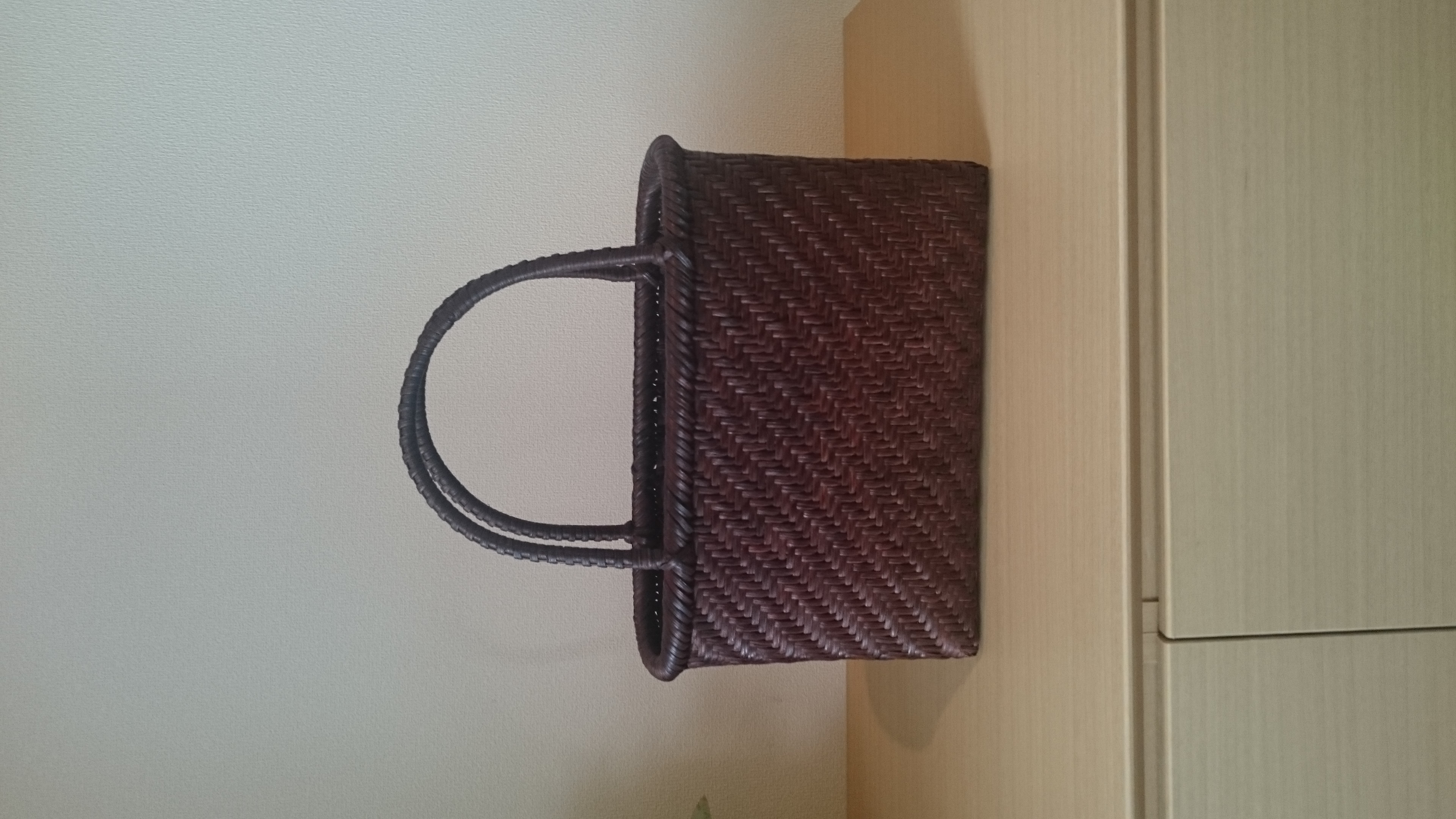 かごバッグ 藤 手編み ハンドメイド ハンドバッグ 天然素材 受注生産です。