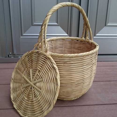 最終値下げ。スズ竹、ハンドメイドかごバック① 最終値下げ。スズ竹、ハンドメイドかごバック① バッグ