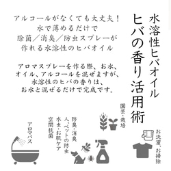 大容量特価　100ml  青森ヒバの香り　水溶性ヒバ油　送料無料 7枚目の画像