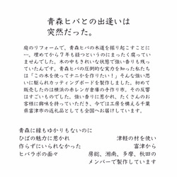 24.5×40  青森ヒバのまな板　寄せ木　カビに強い　削り直し無料 4枚目の画像