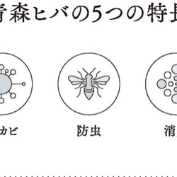 お得！eco防虫お任せセット　eco防虫ブロック3個＆青森ひばシート 6枚目の画像