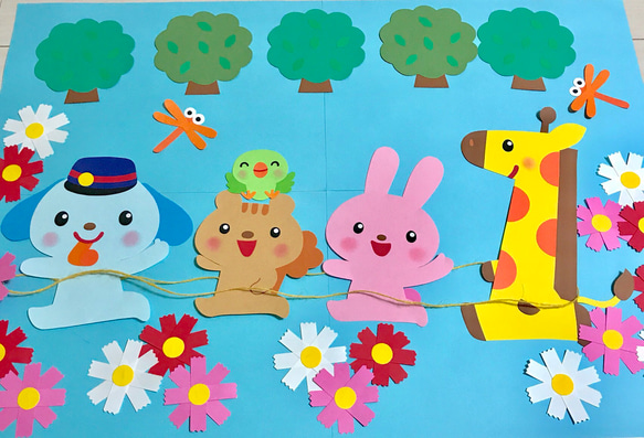 壁面飾り☆電車ごっこ☆コスモス 雑貨・その他 shaanshao 通販 4600665