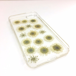 癒しのカモミール 押し花 iPhoneケース（ハワイアンガーデン） 2枚目の画像