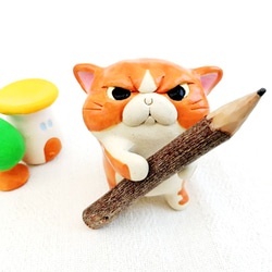 虎斑貓/筆架 Pottery Nyanko 第1張的照片