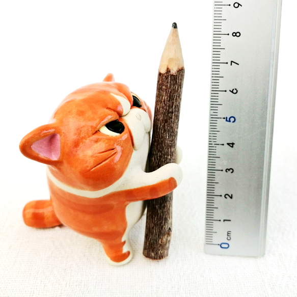虎斑貓/筆架 Pottery Nyanko 第5張的照片