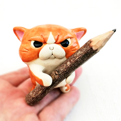 虎斑貓/筆架 Pottery Nyanko 第7張的照片