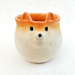 Shiba Inu 蓬鬆杯 Shiba Inu 陶器 第3張的照片