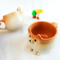 Sitting Shiba Inu 咖啡杯 Shiba Inu Pottery 第8張的照片