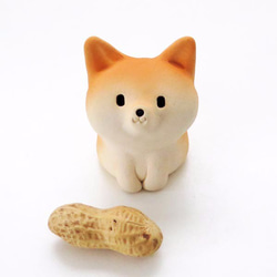 Mini Mini Sitting Shiba Wan 2 柴犬公仔 第3張的照片