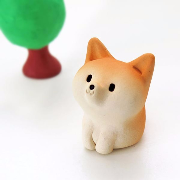 Mini Mini Sitting Shiba Wan 2 柴犬公仔 第4張的照片