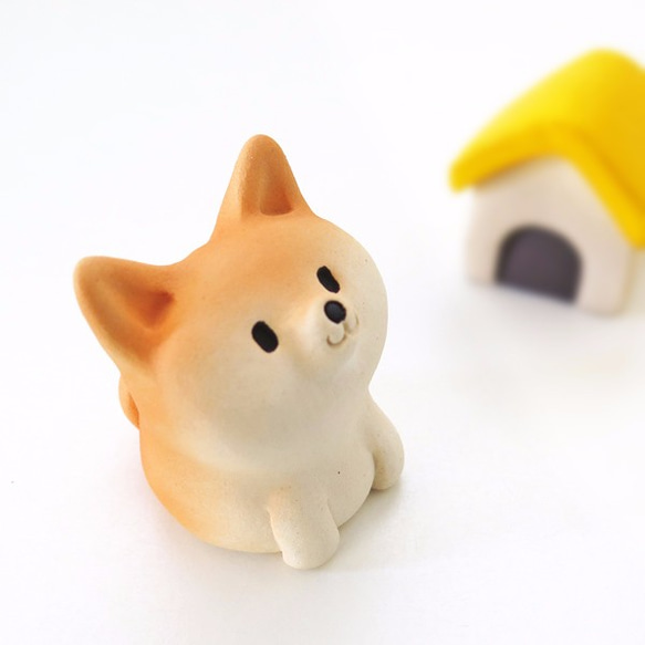 Shiba Wan 鎮紙坐姿 1 Shiba Inu Figure 第3張的照片