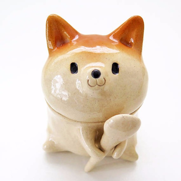 The sugar bowl of Shiba inu shape 1枚目の画像