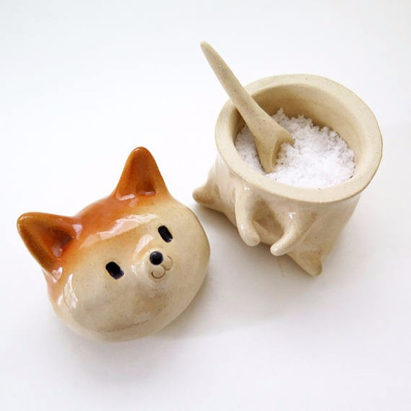 The sugar bowl of Shiba inu shape 第3張的照片