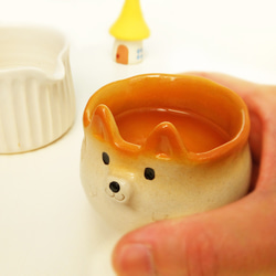 Shiba Inu 豐滿杯子小尺寸 Shiba Inu 陶器 第2張的照片