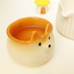 Shiba Inu 豐滿杯子小尺寸 Shiba Inu 陶器 第4張的照片