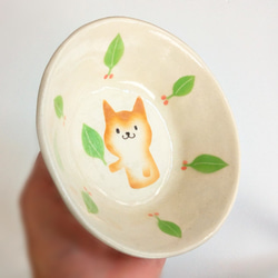 Shiba Inu和Reef Flat Bowl Shiba Inu插圖和碗 第4張的照片