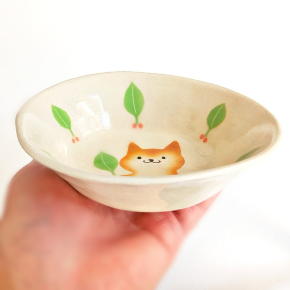 Shiba Inu和Reef Flat Bowl Shiba Inu插圖和碗 第5張的照片