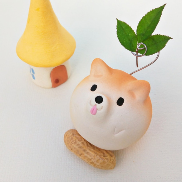 Shiba ball 完美圓形 Shiba Inu 便簽夾 4 Shiba Inu 雕像 第3張的照片