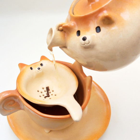 Shiba Inu 茶壺 Shiba Inu Pottery 第2張的照片