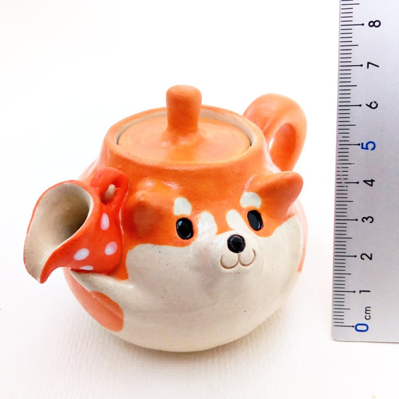 橙色柴犬奶壺 Shiba Inu Pottery 第4張的照片