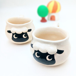 Sheep demitasse 綿羊形狀小咖啡杯 第5張的照片