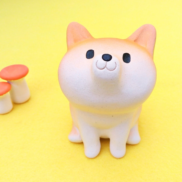 Shiba Inu 公仔新 4 陶器狗 第4張的照片