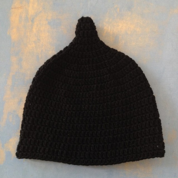 黑羊黑羊駝LL尖帽 第1張的照片