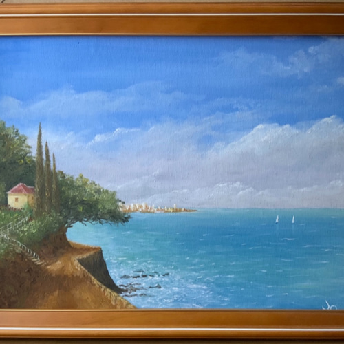 油絵手描き作品 0_694095c8f86a4732df1d3a14b251