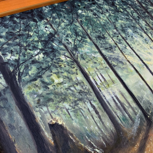 手描きの油絵作品》差し込む光 絵画 JO's art gallery 通販