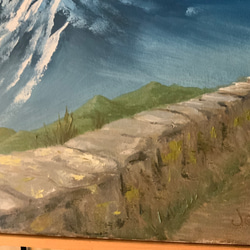 《手描きの油絵作品》ヒマラヤ山脈マチャプチャレ 2枚目の画像