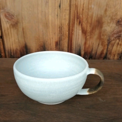 淡いブルー　スープカップ 2枚目の画像