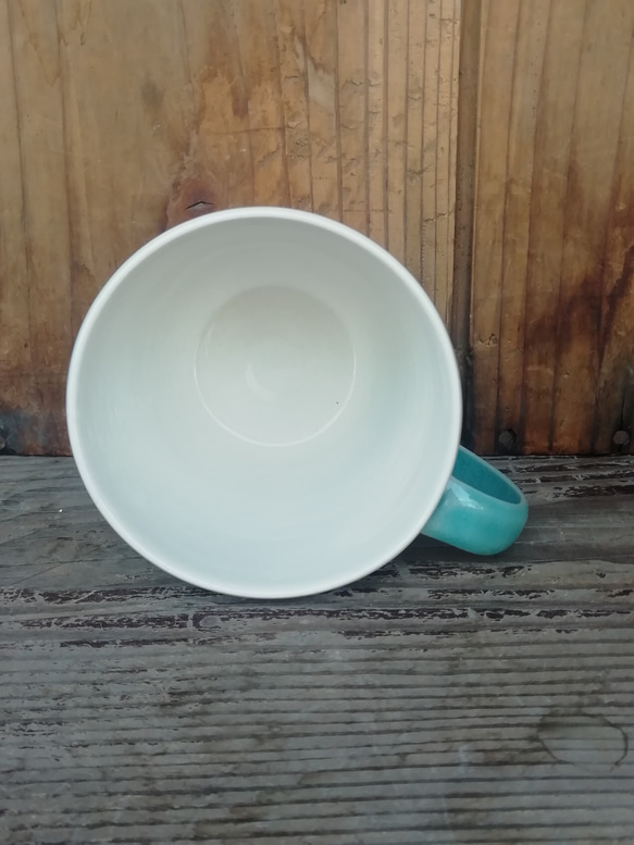 トルコブルードット　マグカップ（再販） 4枚目の画像